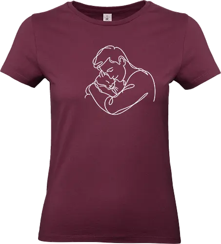 CatandMan WhiteLines - Simlow, Herz, Twitch, Streamer, Katze, Chaos, Liebe - Standard T-Shirt (Women)