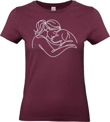DogAndWoman WhiteLines - Simlow, Twitch, Streamer, Katze, Chaos, Liebe, Herz - Standard T-Shirt (Women)
