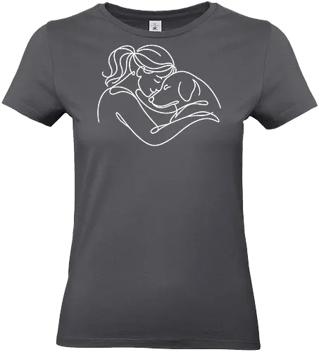 DogAndWoman WhiteLines - Simlow, Twitch, Streamer, Katze, Chaos, Liebe, Herz - Standard T-Shirt (Women)