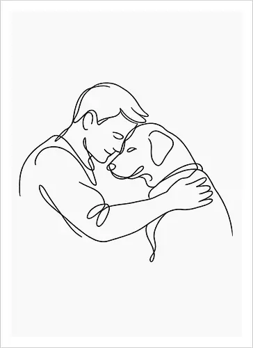 DogAndMan BlackLines