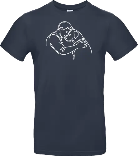 DogAndMan WhiteLines