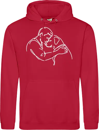 DogAndMan WhiteLines