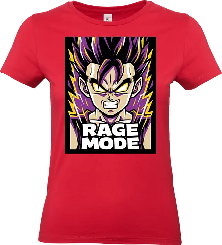 Rage Mode - combat anime merch, rage mode shirt, super warrior t-shirt, anime transformation graphic tee, purple energy aura apparel, shonen hero design, martial arts anime clothing, retro anime streetwear, power up graphic shirt, spiky hair warrior top, electric yellow anime art, beast mode t-shirt, legendary fighter apparel, japanese pop culture clothing, aggressive anime style, training gear for geeks, classic anime fan gift, high-intensity graphic tee, warrior spirit shirt - Standard T-Shirt (Women)