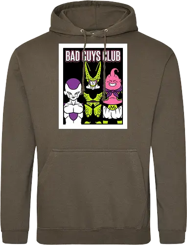 Bad Guys Club Retro Anime Villains Graphic