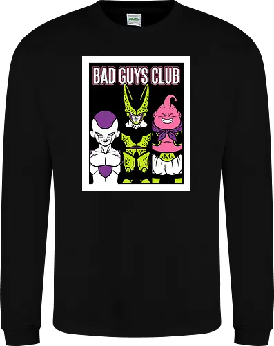 Bad Guys Club Retro Anime Villains Graphic