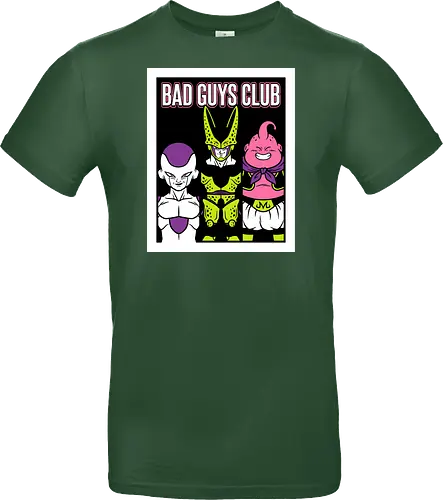 Bad Guys Club Retro Anime Villains Graphic