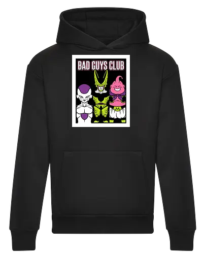 Bad Guys Club Retro Anime Villains Graphic