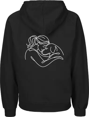 DogandWoman WhiteBack