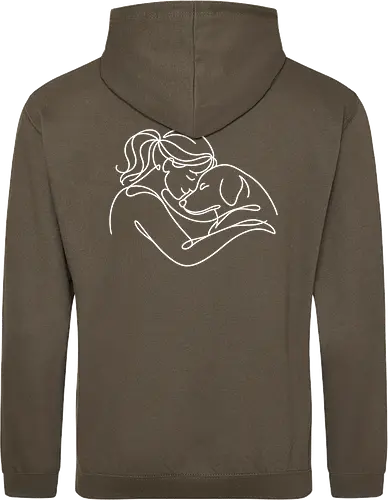 DogandWoman WhiteBack