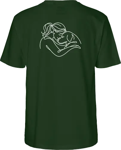 DogandWoman WhiteBack