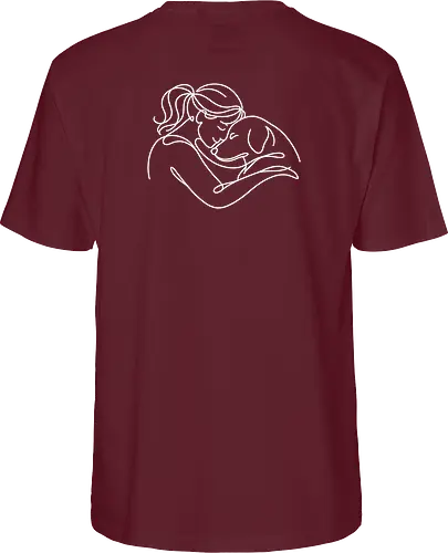 DogandWoman WhiteBack