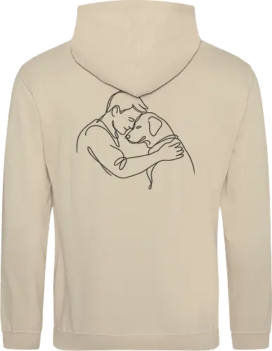 DogAndMan BlackLinesBack