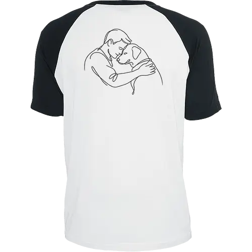 DogAndMan BlackLinesBack