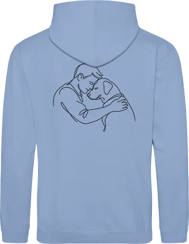 DogAndMan BlackLinesBack