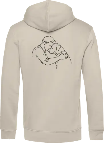 DogAndMan BlackLinesBack