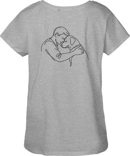 DogAndMan BlackLinesBack