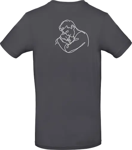 ManAndCat WhiteLinesBack