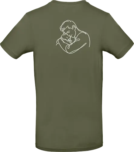 ManAndCat WhiteLinesBack