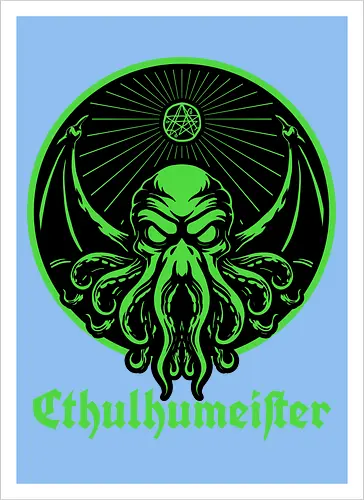 Cthulhu Drink Label