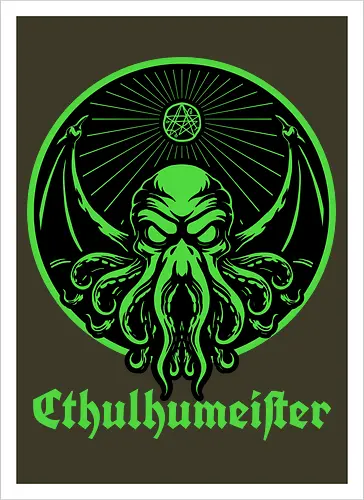Cthulhu Drink Label