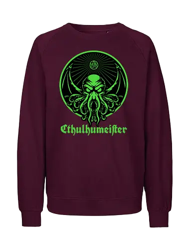 Cthulhu Drink Label - Occultism, Occult, Drinks, Drink, Drinking, Labels. Label, Jagermeister, Gothic, Hp Lovecraft, Lovecraftian, Lovecraft, H.p. Lovecraft, H P Lovecraft, Cosmic Horror, Cosmic, Horror, Great Old Ones, Cthulhu, Cthulhu Mythos, Mythos, Classic, Books, Book, God, Ancient Aliens, Ancient, Ancient Gods, Ancient One - Fairtrade Sweatshirt