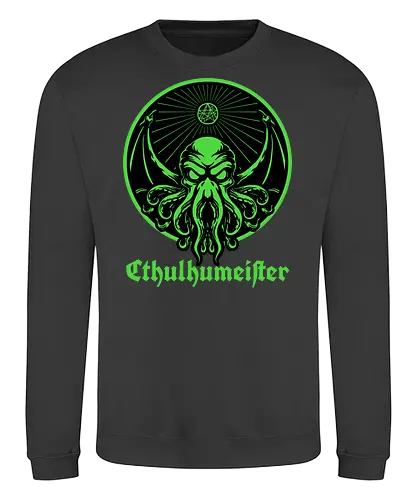 Cthulhu Drink Label - Occultism, Occult, Drinks, Drink, Drinking, Labels. Label, Jagermeister, Gothic, Hp Lovecraft, Lovecraftian, Lovecraft, H.p. Lovecraft, H P Lovecraft, Cosmic Horror, Cosmic, Horror, Great Old Ones, Cthulhu, Cthulhu Mythos, Mythos, Classic, Books, Book, God, Ancient Aliens, Ancient, Ancient Gods, Ancient One - Sweatshirt