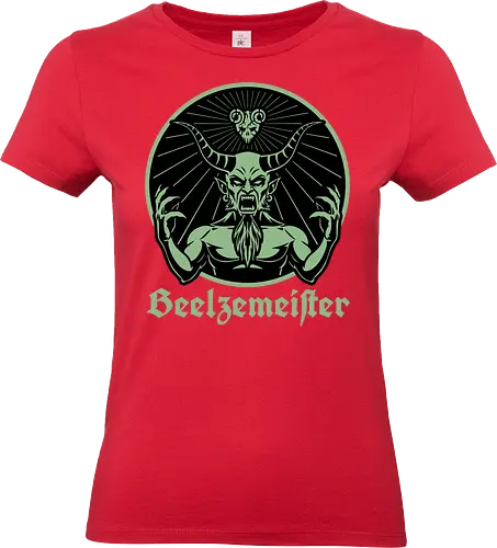 Devil Pick Music Drink - Classic Movie, Comedy, Drinks, Drink, Drinking, Labels. Label, Jagermeister, Gothic, Devil, Demon, Movie, Black Comedy, Dark Comedy, Musical, Rock N Roll, Rock, Rock And Roll, Music, Beelzebub, Guitarist, Guitar - Standard T-Shirt (Women)