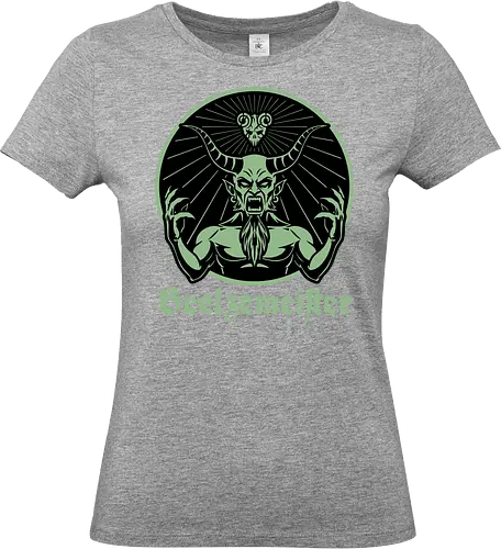 Devil Pick Music Drink - Classic Movie, Comedy, Drinks, Drink, Drinking, Labels. Label, Jagermeister, Gothic, Devil, Demon, Movie, Black Comedy, Dark Comedy, Musical, Rock N Roll, Rock, Rock And Roll, Music, Beelzebub, Guitarist, Guitar - Standard T-Shirt (Women)