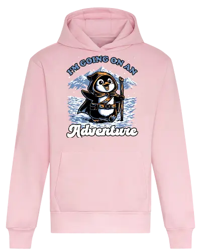 Penguin Adventure Meme - Penguin, Penguin Lover, The Penguin, Silly Penguin, Adventure, Adventures, Journey, Memes, Meme, Internet, Cute, Cute Animals, Animal, Pet, Fantasy, Rpg, Dungeon Master, Dungeon, Dungeons, Pen and Paper, D20, Snow, Snowy, Rocky Mountain, Mountain, Mountains, Movie Quote, Quote - Heavyweight Hoodie