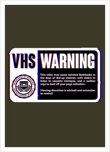 VHS Nostalgia Warning 