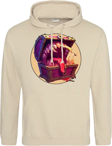 The Mimic - dungeon master, dungeons, dragons, mimic, monster manual, Pen and Paper, fantasy rpg, pathfinder rpg, critical hit, critical role, vecna, fire ball, ravenloft - Standard Hoodie