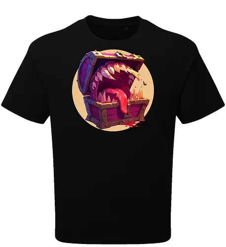 The Mimic - dungeon master, dungeons, dragons, mimic, monster manual, Pen and Paper, fantasy rpg, pathfinder rpg, critical hit, critical role, vecna, fire ball, ravenloft - Oversize T-Shirt