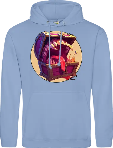 The Mimic - dungeon master, dungeons, dragons, mimic, monster manual, Pen and Paper, fantasy rpg, pathfinder rpg, critical hit, critical role, vecna, fire ball, ravenloft - Standard Hoodie
