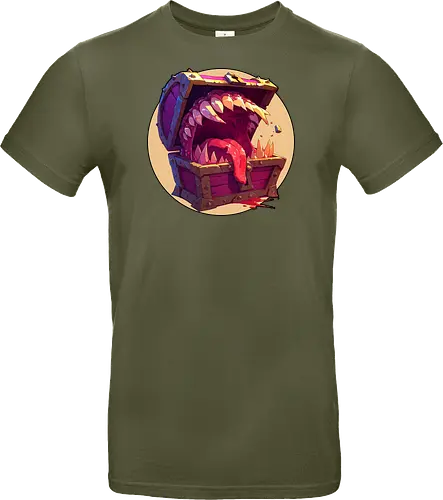 The Mimic - dungeon master, dungeons, dragons, mimic, monster manual, Pen and Paper, fantasy rpg, pathfinder rpg, critical hit, critical role, vecna, fire ball, ravenloft - Standard T-Shirt