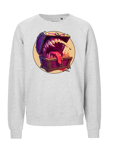 The Mimic - dungeon master, dungeons, dragons, mimic, monster manual, Pen and Paper, fantasy rpg, pathfinder rpg, critical hit, critical role, vecna, fire ball, ravenloft - Fairtrade Sweatshirt