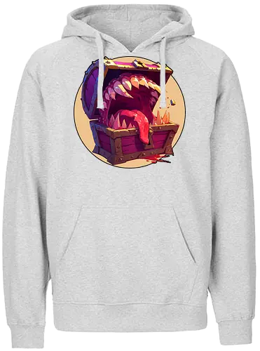 The Mimic - dungeon master, dungeons, dragons, mimic, monster manual, Pen and Paper, fantasy rpg, pathfinder rpg, critical hit, critical role, vecna, fire ball, ravenloft - Fairtrade Hoodie