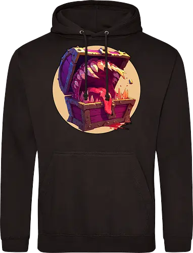 The Mimic - dungeon master, dungeons, dragons, mimic, monster manual, Pen and Paper, fantasy rpg, pathfinder rpg, critical hit, critical role, vecna, fire ball, ravenloft - Standard Hoodie