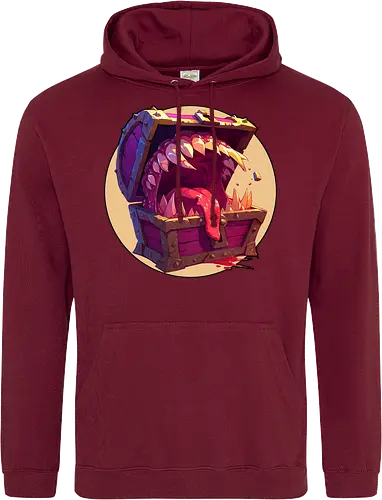 The Mimic - dungeon master, dungeons, dragons, mimic, monster manual, Pen and Paper, fantasy rpg, pathfinder rpg, critical hit, critical role, vecna, fire ball, ravenloft - Standard Hoodie