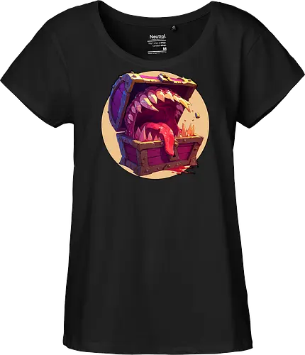 The Mimic - dungeon master, dungeons, dragons, mimic, monster manual, Pen and Paper, fantasy rpg, pathfinder rpg, critical hit, critical role, vecna, fire ball, ravenloft - Fairtrade Girl Shirt