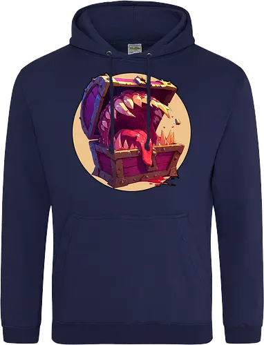 The Mimic - dungeon master, dungeons, dragons, mimic, monster manual, Pen and Paper, fantasy rpg, pathfinder rpg, critical hit, critical role, vecna, fire ball, ravenloft - Standard Hoodie