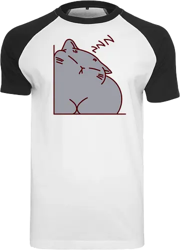 Graue Katze schläft