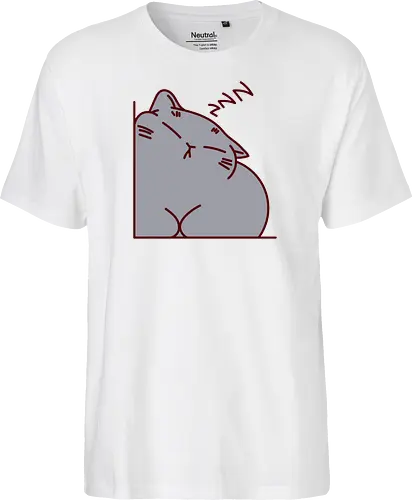 Graue Katze schläft