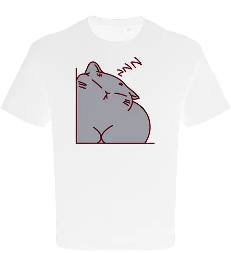 Graue Katze schläft