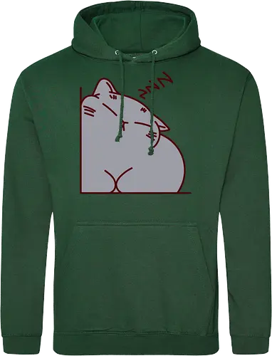 Graue Katze schläft