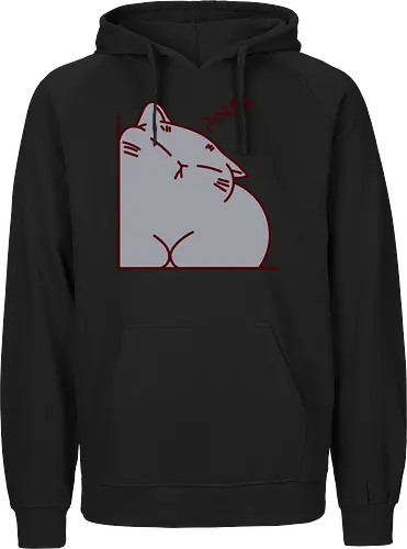 Graue Katze schläft