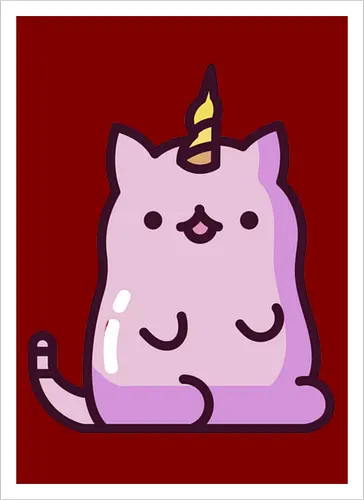 Niedliche Einhornkatze