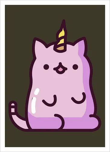 Niedliche Einhornkatze