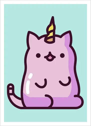 Niedliche Einhornkatze