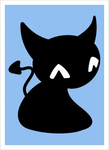 Niedliche Teufelskatze