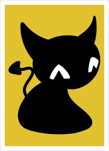 Niedliche Teufelskatze